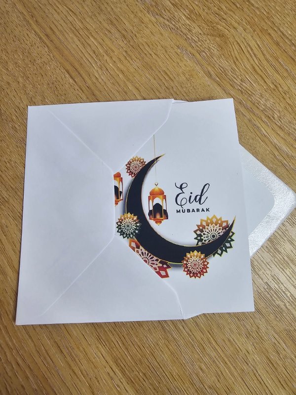 30pcs Eid Mubarak A7 Cards mix design