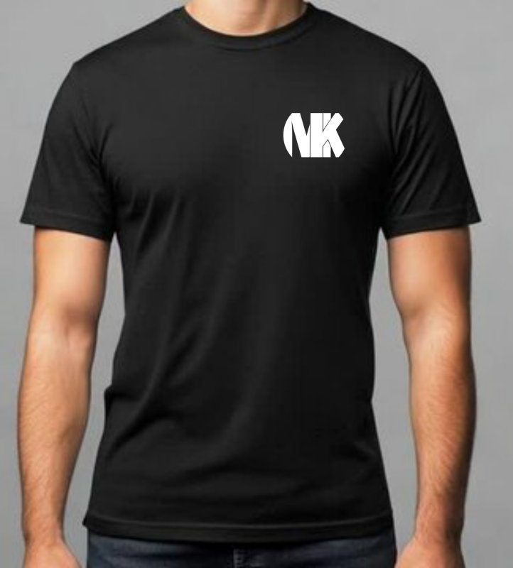 MK LOGO BLACK T-SHIRT